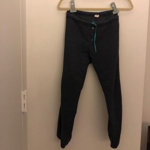 J Crew Heather Blue Sweatpants